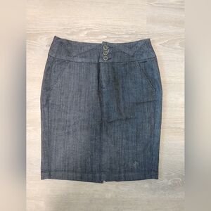 One Love Authentic Denim Skirt
